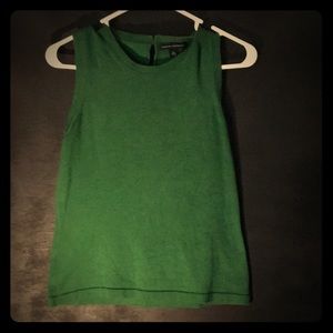 Green tank top banana republic
